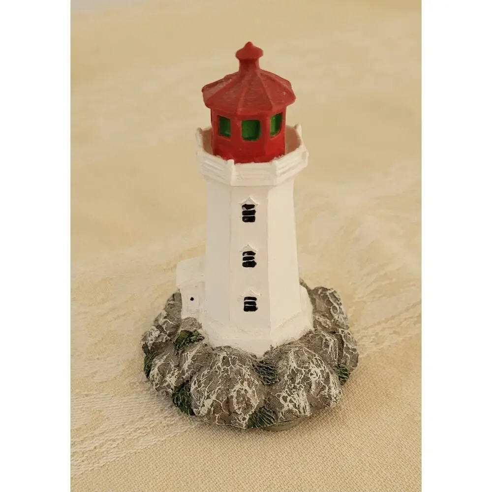 LEFTON Lighthouses/3 -Point Betsie MI-Sturgeon Point MI-Peggys Cove Nova Scotia